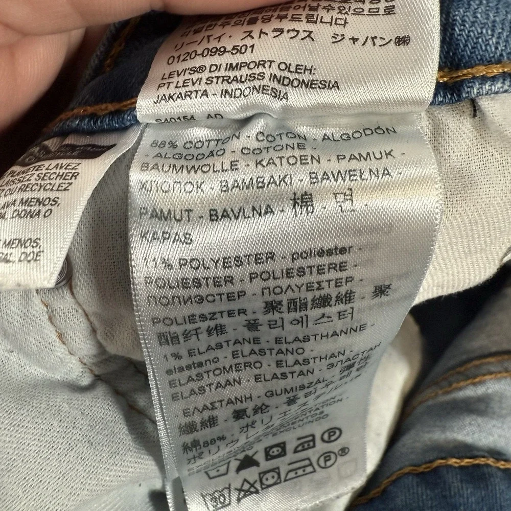 Levi's 505 Jeans Men's 34x32 (Actual 32x31) Regular Fit Straight Leg Medium Wash